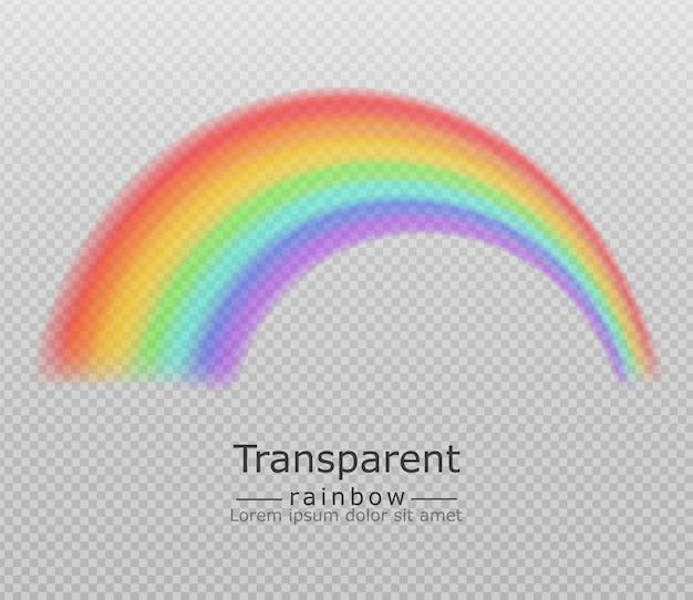 Arc en ciel coloré