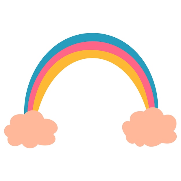 Arc-en-ciel Et Nuages