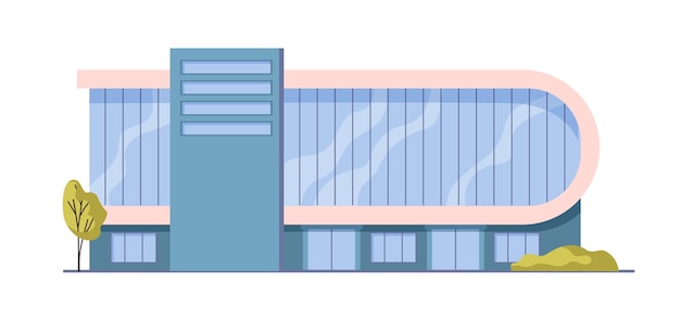 L'architecture moderne du bureau de la ville