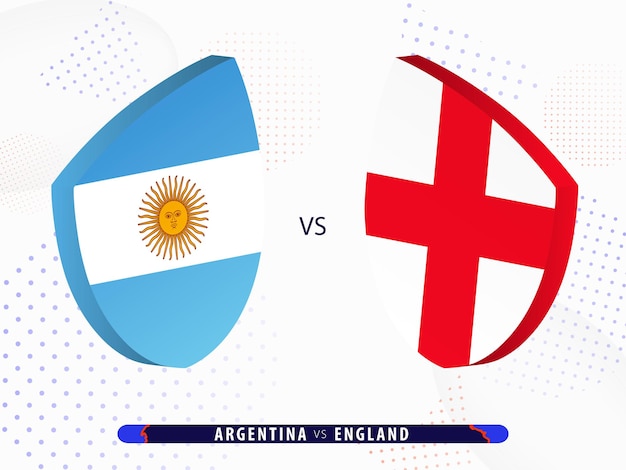 Argentine contre Angleterre finale de bronze du match de rugby compétition internationale de rugby 2023 Modèle pour le tournoi mondial