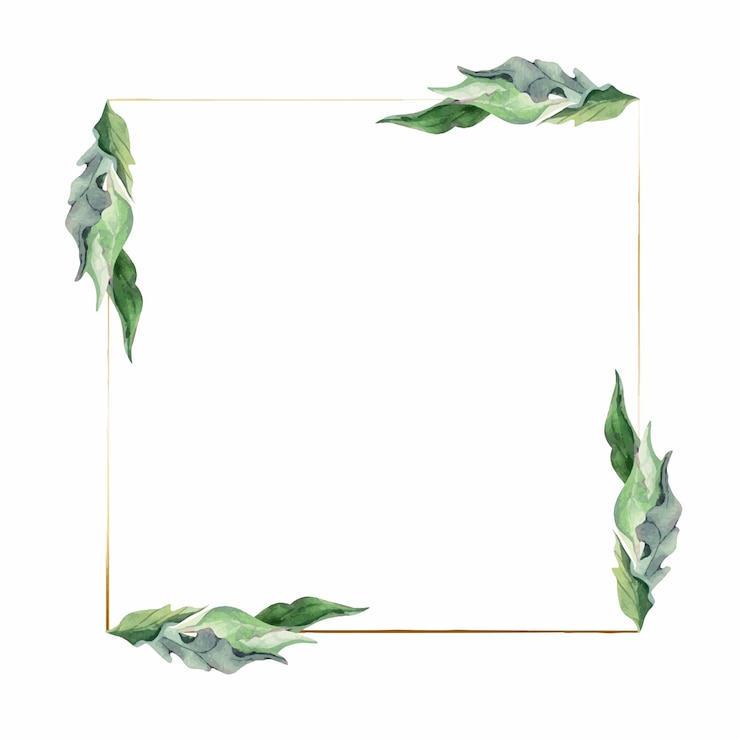 Vecteur arrangement de cadre carré aquarelle avec des bourgeons et des feuilles de fleurs de pivoine rose délicates dessinés à la main isolé sur fond blanc pour les invitations de mariage amour ou cartes de voeux papier impression textile