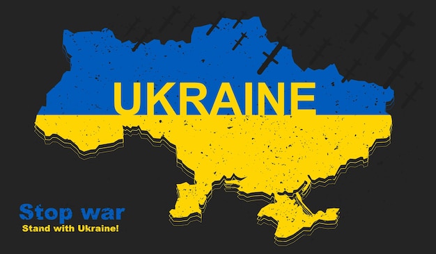 Arrêtez La Guerre Et Soutenez Le Concept Ukrainien