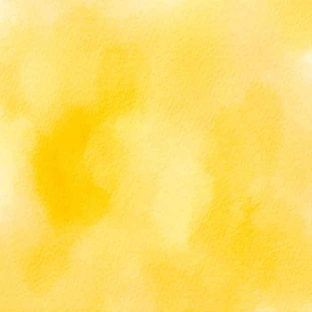 Arrière-plan abstrait à l'aquarelle jaune.