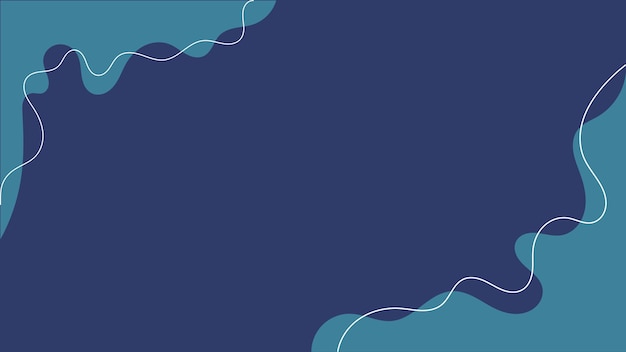 Arrière-plan Abstrait Bleu Avec Des Lignes Ondulées Illustration Vectorielle Arrière-plan Sans Couture
