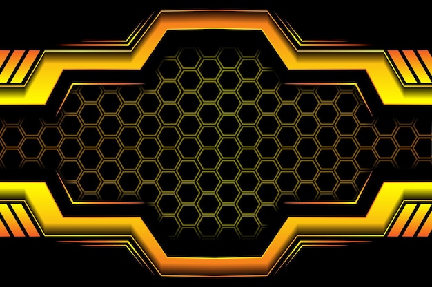 Arrière-plan abstrait moderne jaune