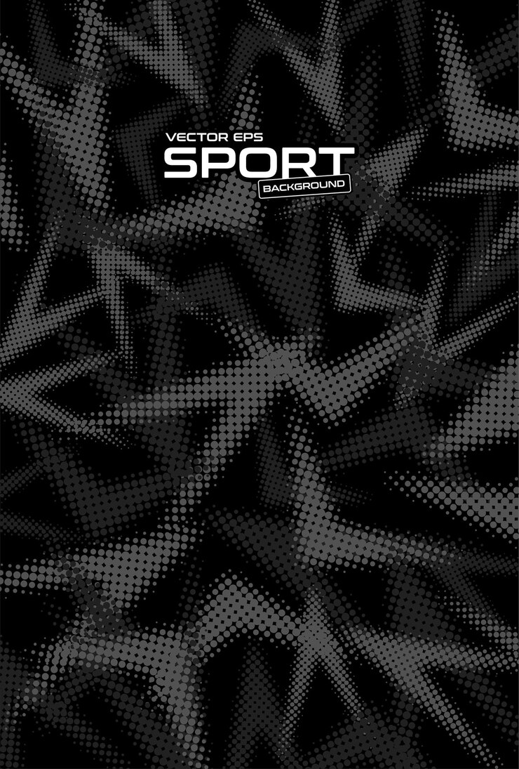 Vecteur arrière-plan abstrait pour le motif de maillot de sport noir