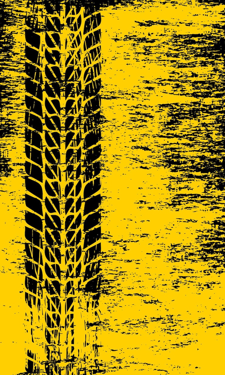Vecteur arrière-plan abstrait de la traînée de pneus grunge