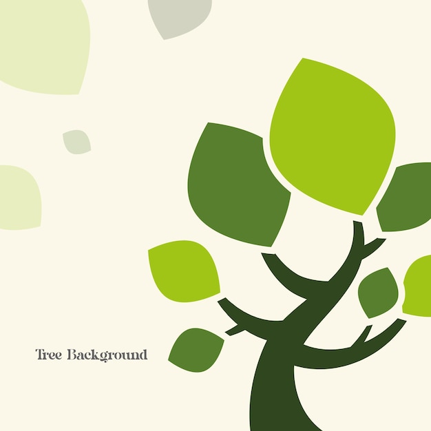 Arrière-plan d'arbre vert naturel