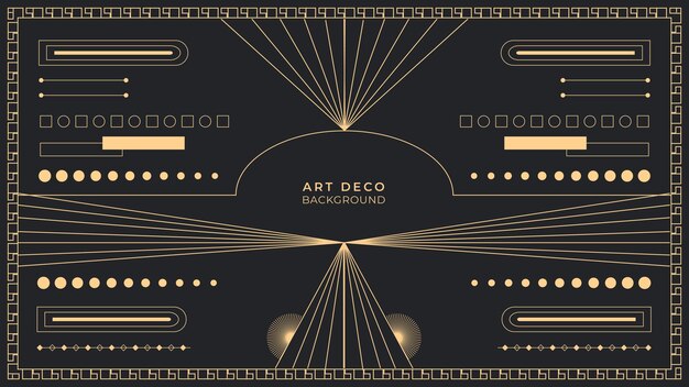 Arrière-plan Art déco