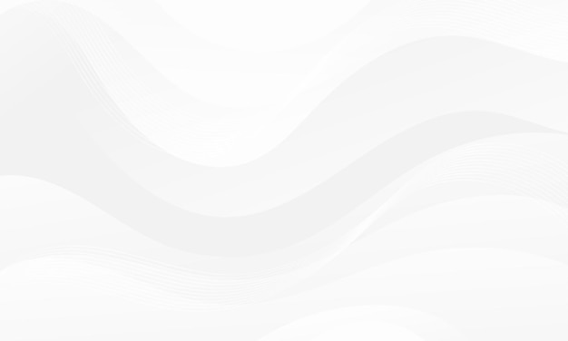 Arrière-plan blanc abstrait avec forme ondulée Convient pour les affiches de flyers de sites Web