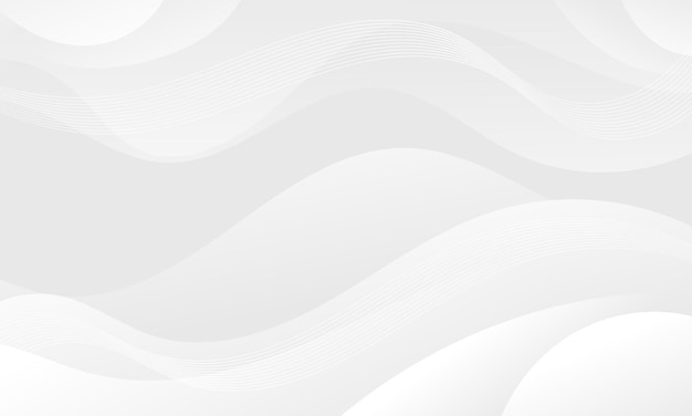 Arrière-plan blanc abstrait avec des formes ondulées adapté aux affiches de site Web