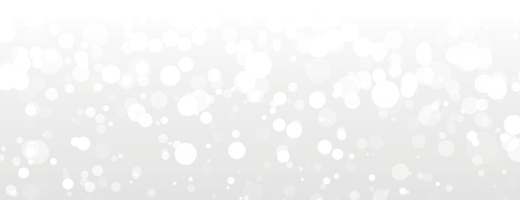 Vecteur arrière-plan blanc avec un style bokeh mettant en vedette des cercles flous doux vectoriels