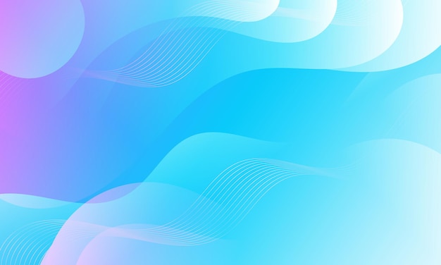 Arrière-plan bleu abstrait avec des formes ondulées adapté aux affiches de site Web