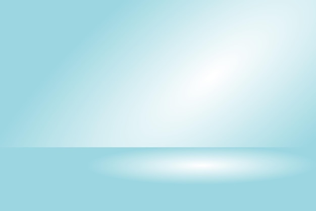 arrière-plan bleu mur abstrait salle de studio peut être utilisé pour présenter votre produit