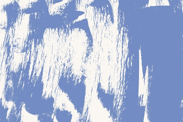 Arrière-plan bleu rétro en détresse avec un grand coup de pinceau artistique, un dessin à la main, un grand fond de pinceaux audacieux