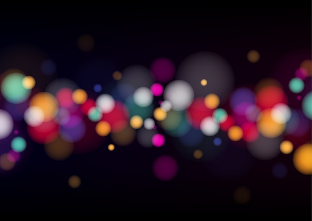 Arrière-plan coloré avec des lumières défocalisées