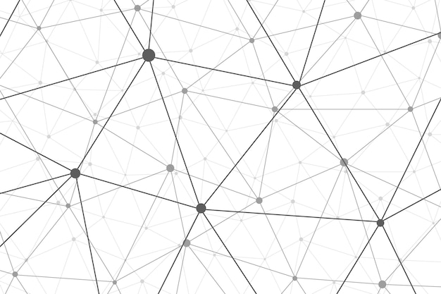 Arrière-plan de connexion du cadre de fil vectoriel
