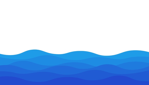 Arrière-plan de la couche d'onde bleue de l'océan