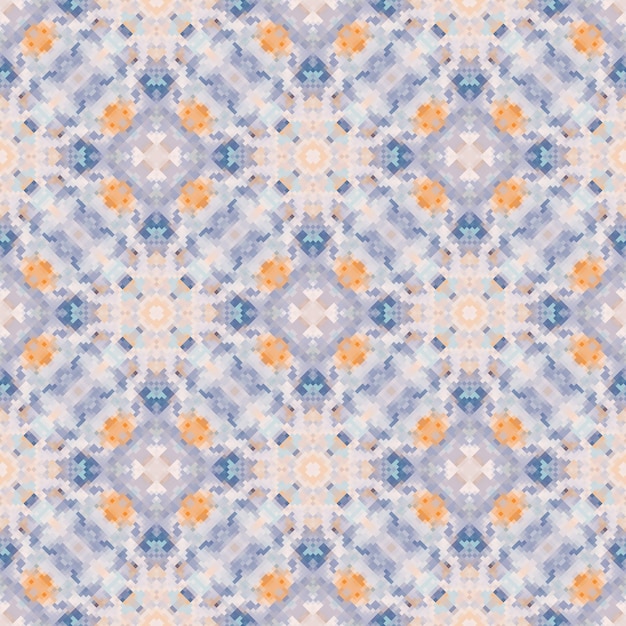 Arrière-plan décoratif islamique composé de petits carrés La riche décoration de motifs abstraits