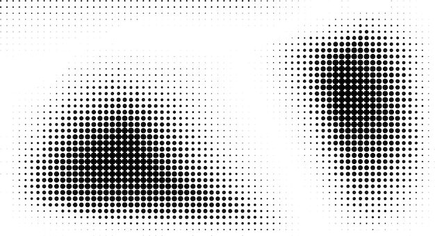 Arrière-plan à demi-tonne à dégradé décoloré Texture grunge à demi- tonne Arrière-plane à dégradé monochrome