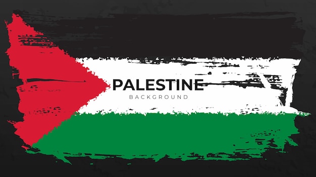 Vecteur arrière-plan du drapeau de la palestine