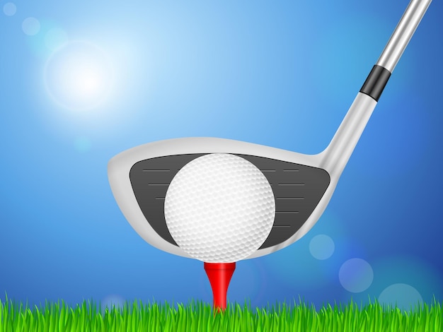 Arrière-plan du golf