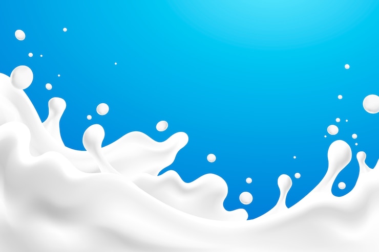 Vecteur arrière-plan du lait réaliste