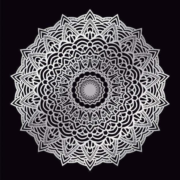 Arrière-plan du mandala de luxe