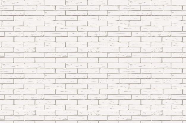 Arrière-plan du mur en briques blanches