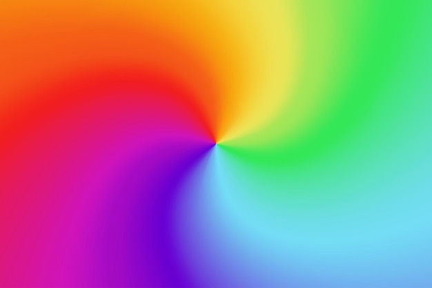 Arrière-plan du spectre tourbillonnant de l'arc-en-ciel modèle tordu de gradient radial conique multicolore