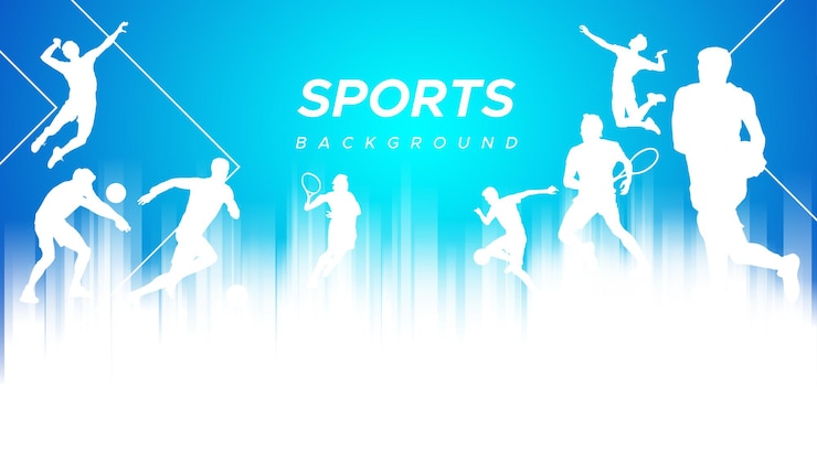 Vecteur arrière-plan du sport concept de célébration de la journée nationale du sport avec un ornement géométrique abstrait