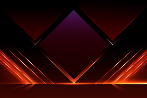 Arrière-plan à effet de lumière néon gradient