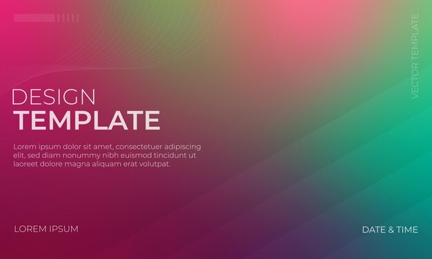 Arrière-plan élégant en gradient marron avec des teintes vertes et magenta