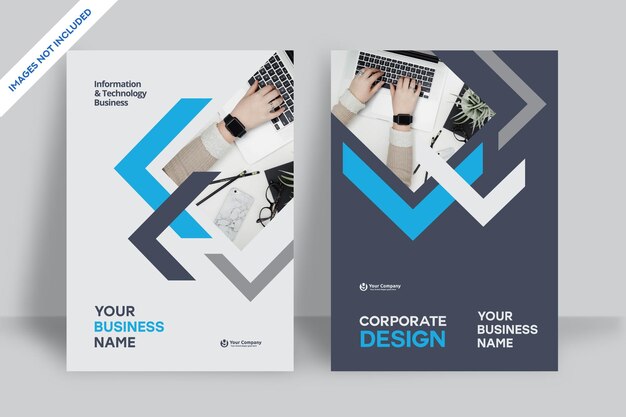Arrière-plan de l'entreprise Modèle de conception de couverture de livre d'affaires pour la brochureRapport annuelPosterPortfolio