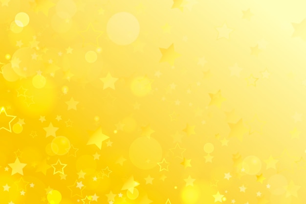 Vecteur arrière-plan d'étoile jaune gradient