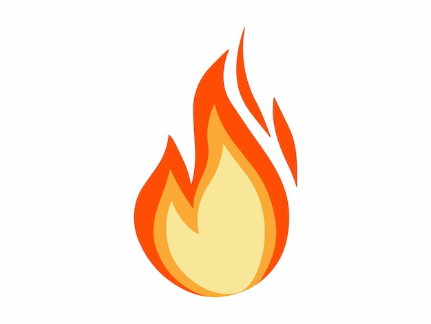 Arrière-plan de la flamme de feu