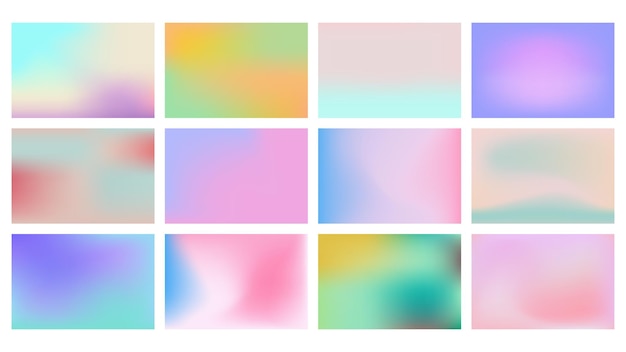 Arrière-plan ou fond de couleur pastel flou papier peint en gradient