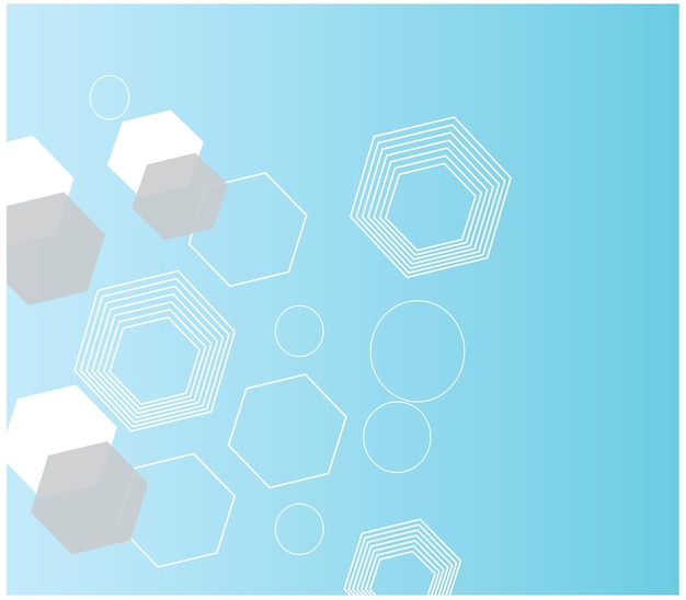 arrière-plan de forme hexagonale