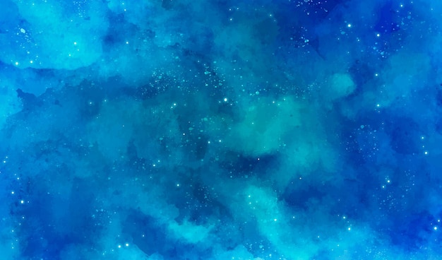 Arrière-plan de la galaxie bleue