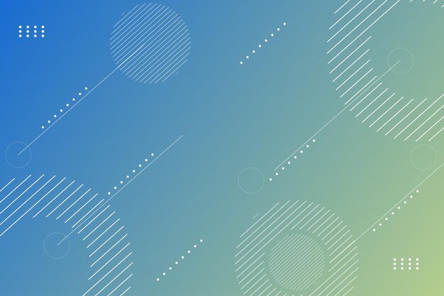 Arrière-plan géométrique à gradient bleu abstrait minimal avec des couleurs de gradient vecteur Eps10