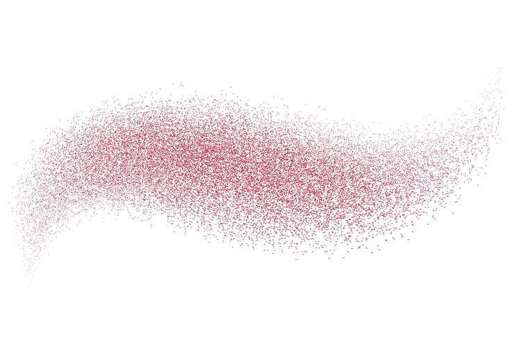 Vecteur arrière-plan à gradient brillant vectoriel rouge