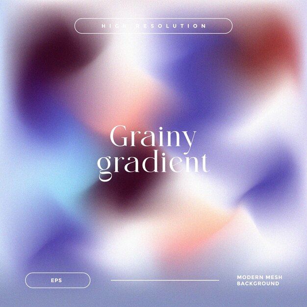 Arrière-plan à gradient granuleux coloré vectoriel libre