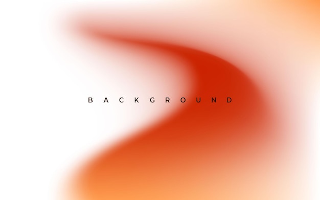 arrière-plan à gradient ondulé orange couleur blanche graphique vectoriel