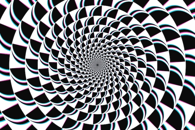 Arrière-plan D'illusion Optique à Conception Plate