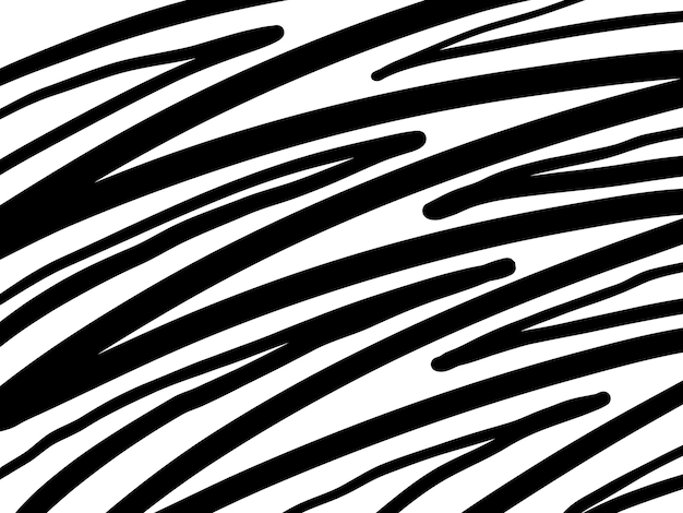 Arrière-plan De Lignes Abstraites En Noir Et Blanc Texture Vectorielle Géométrique Pour L'impression Dans Le Style Doodle