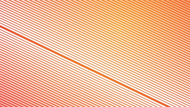 Arrière-plan à lignes abstraites orange pour fond ou papier peint