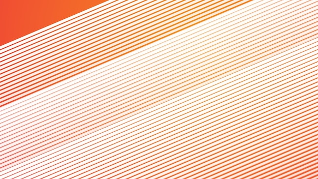 Arrière-plan à lignes abstraites orange pour fond ou papier peint