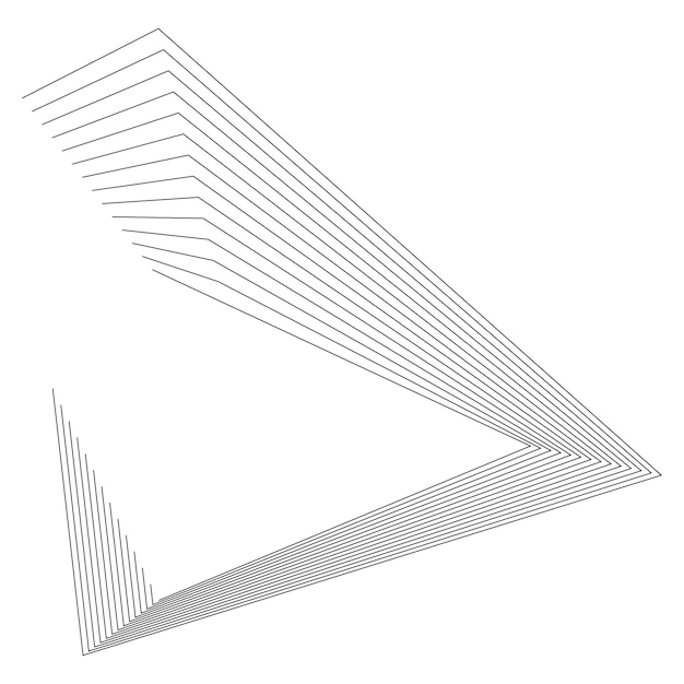 Arrière-plan linéaire Éléments de conception Lignes polygonales02