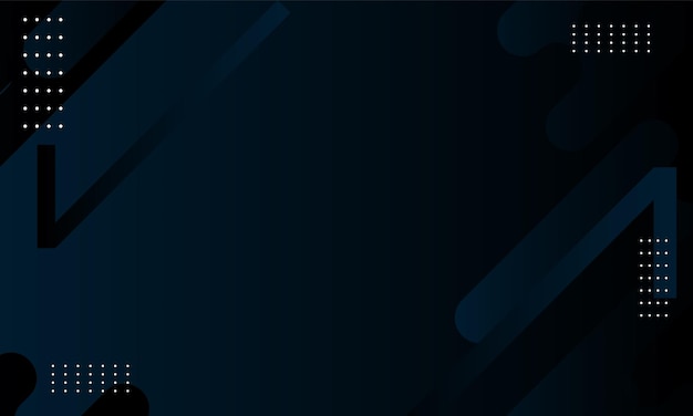 Arrière-plan Liquide Abstrait Forme Noire Et Sombre Modèle Bannière Avec Couleur De Gradient Technologie De Fond Point Design Avec Conception Vectorielle