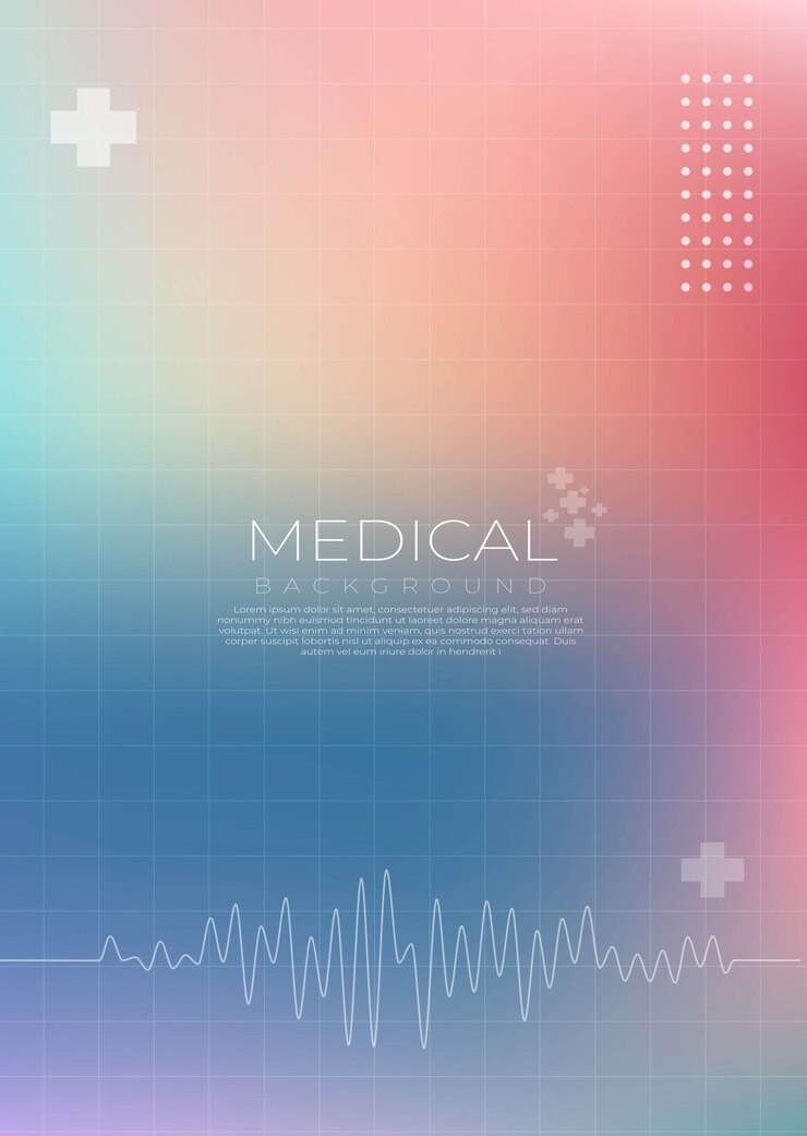 Vecteur arrière-plan médical moderne avec ligne d'ecg et symboles de croix abstraits